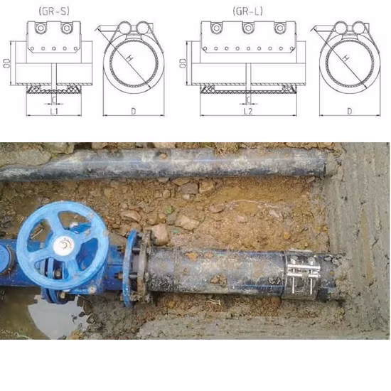 Abrazadera de acoplamiento del festival de reparación de tuberías de conector de tubería