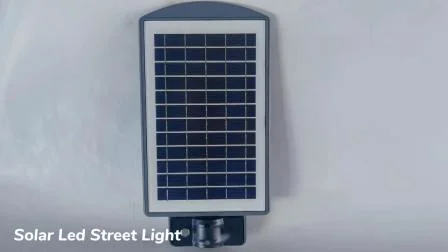 Poste de lámpara solar de luz de calle impermeable IP66 de 60 W